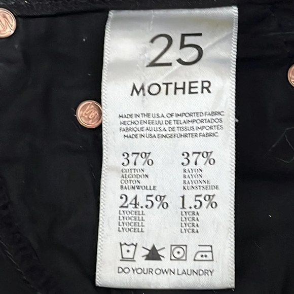 Mother The Looker in All That Glitters is Gold Skinny Jeans - Size 25 - Picture 10 of 12